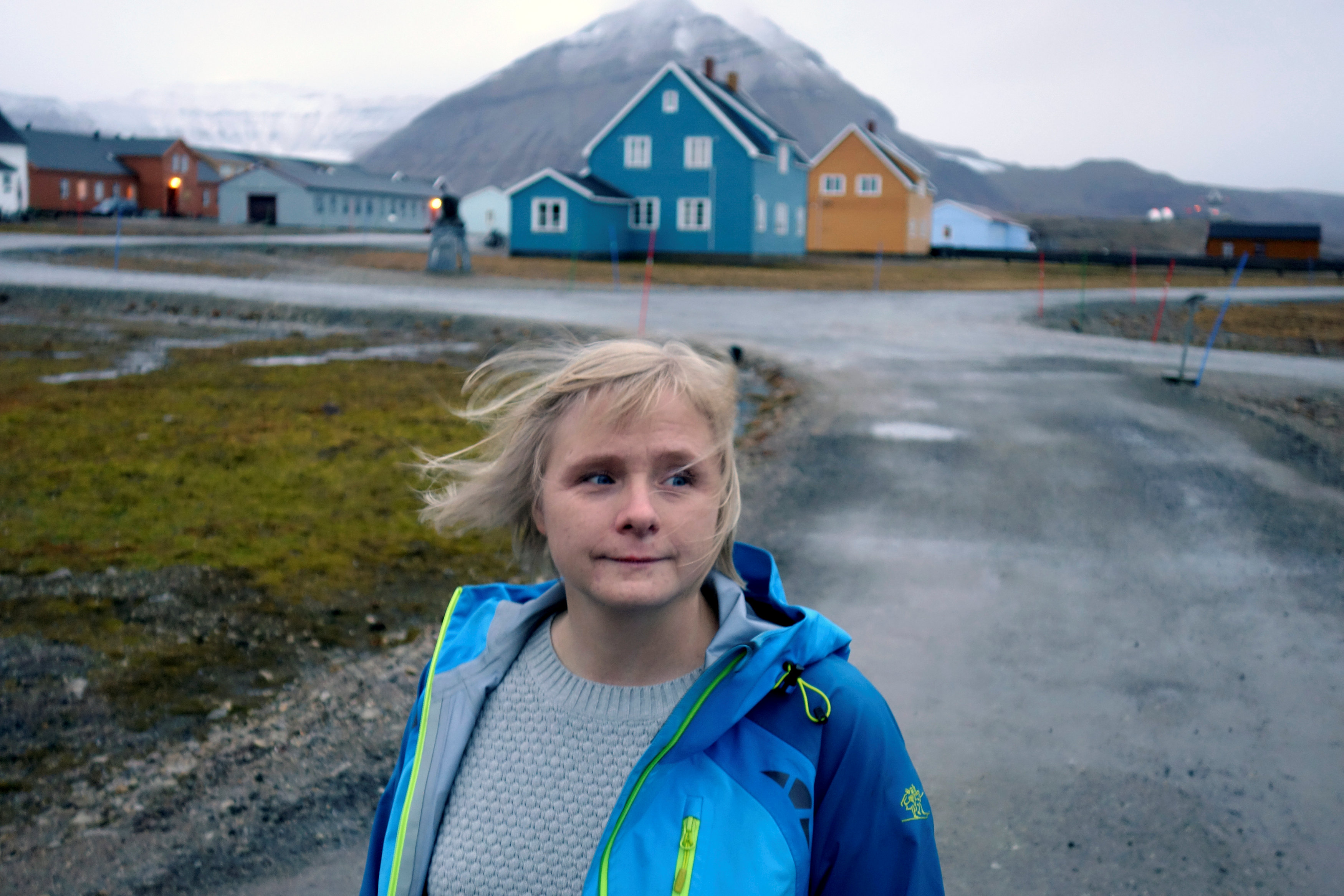 Aasne Dolve Meyer, specialist at the research station, poses for a picture in Ny-Aalesund, Norway, September 21, 2016. Picture taken September 21, 2016. REUTERS/Gwladys Fouche