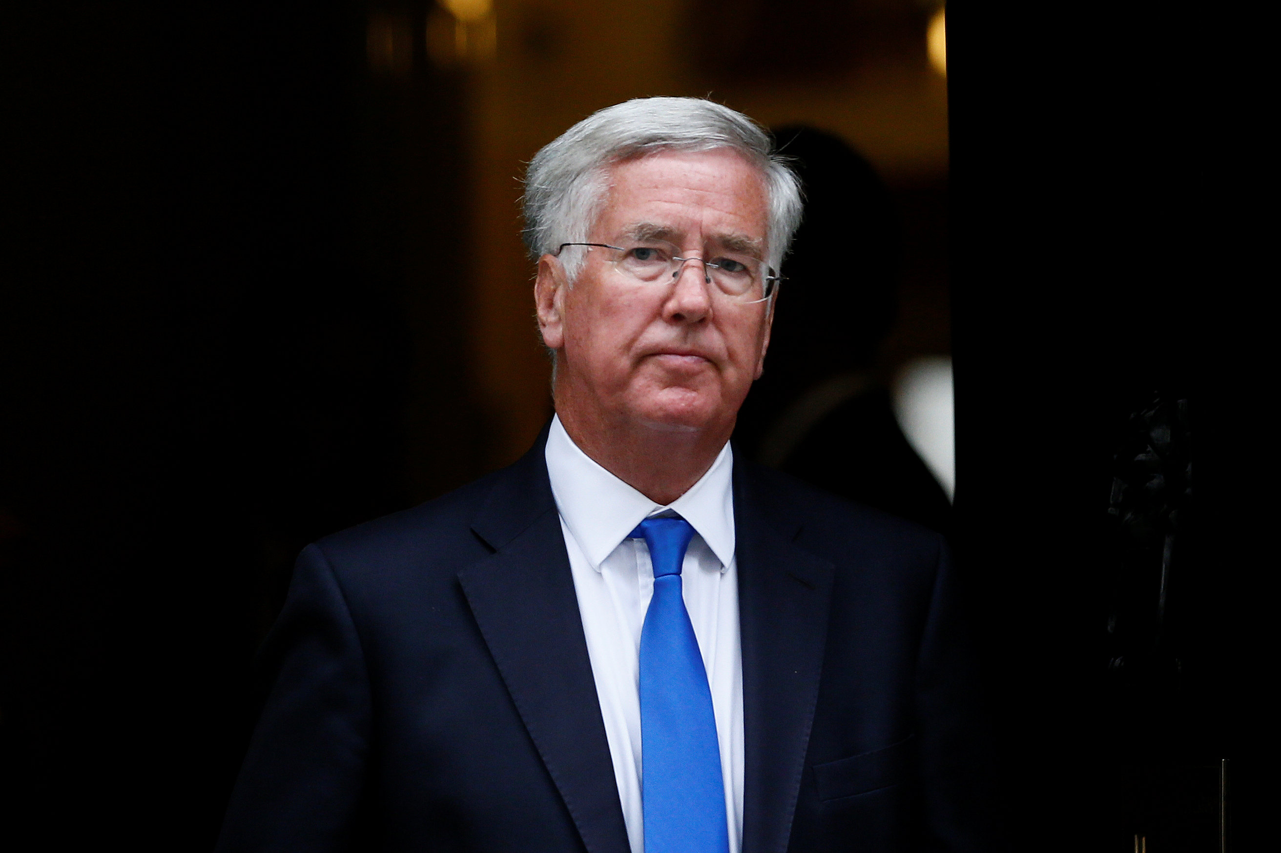 Britain's Secretary of State for Defence Michael Fallon leaves after attending a cabinet meeting at Number 10 Downing Street in London, Britain September 8, 2015. (Stefan Wermuth / Reuters File Photo)