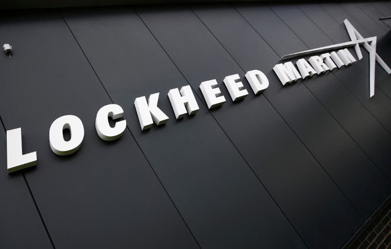 A sign at the new Lockheed Martin Manufacturing Centre of Excellence is seen at the company's headquarters in Ampthill near Bedford, Britain June 9, 2016. REUTERS/Peter Nicholls/File Photo