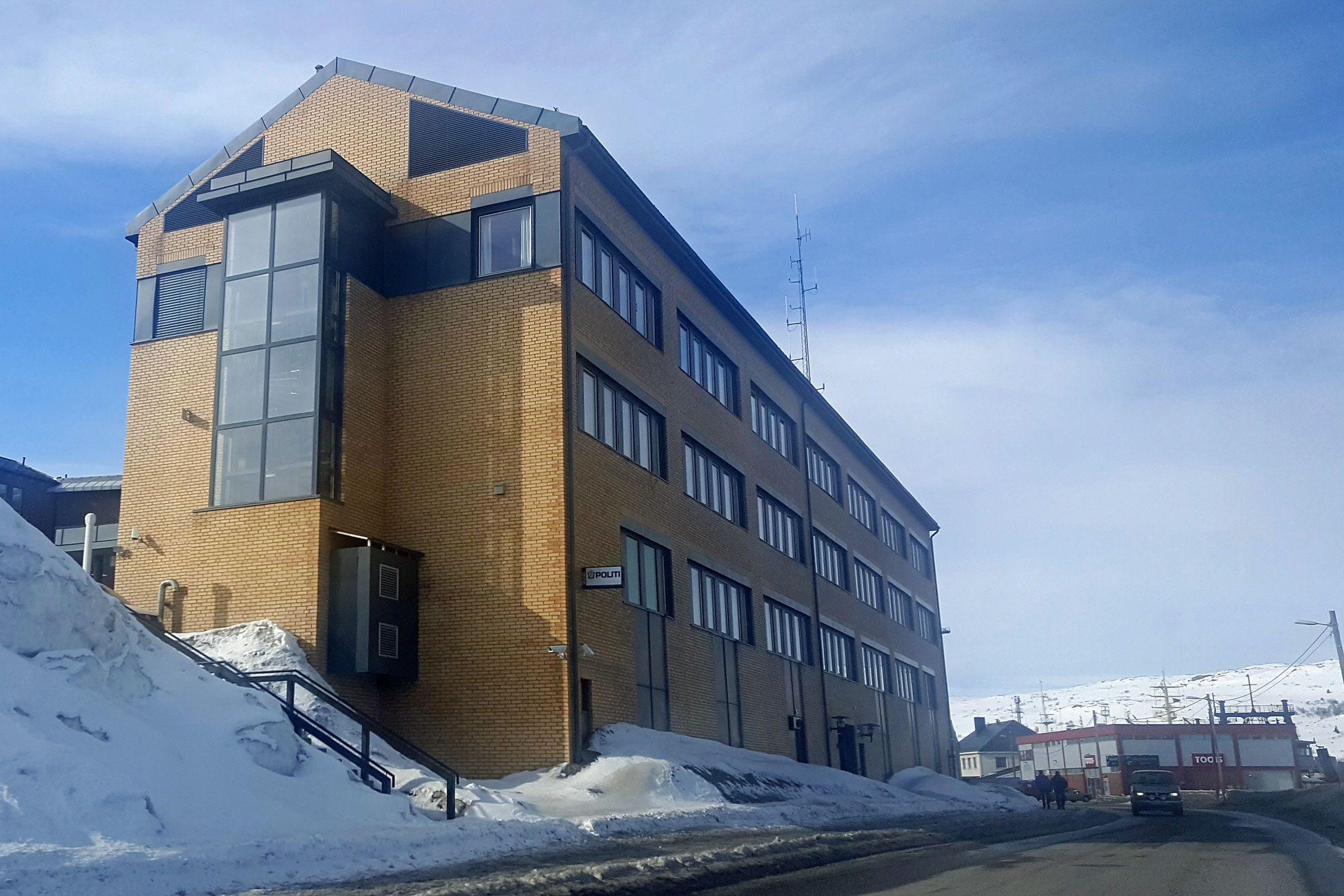 Kirkenes police station. (Photo by Thomas Nilsen)