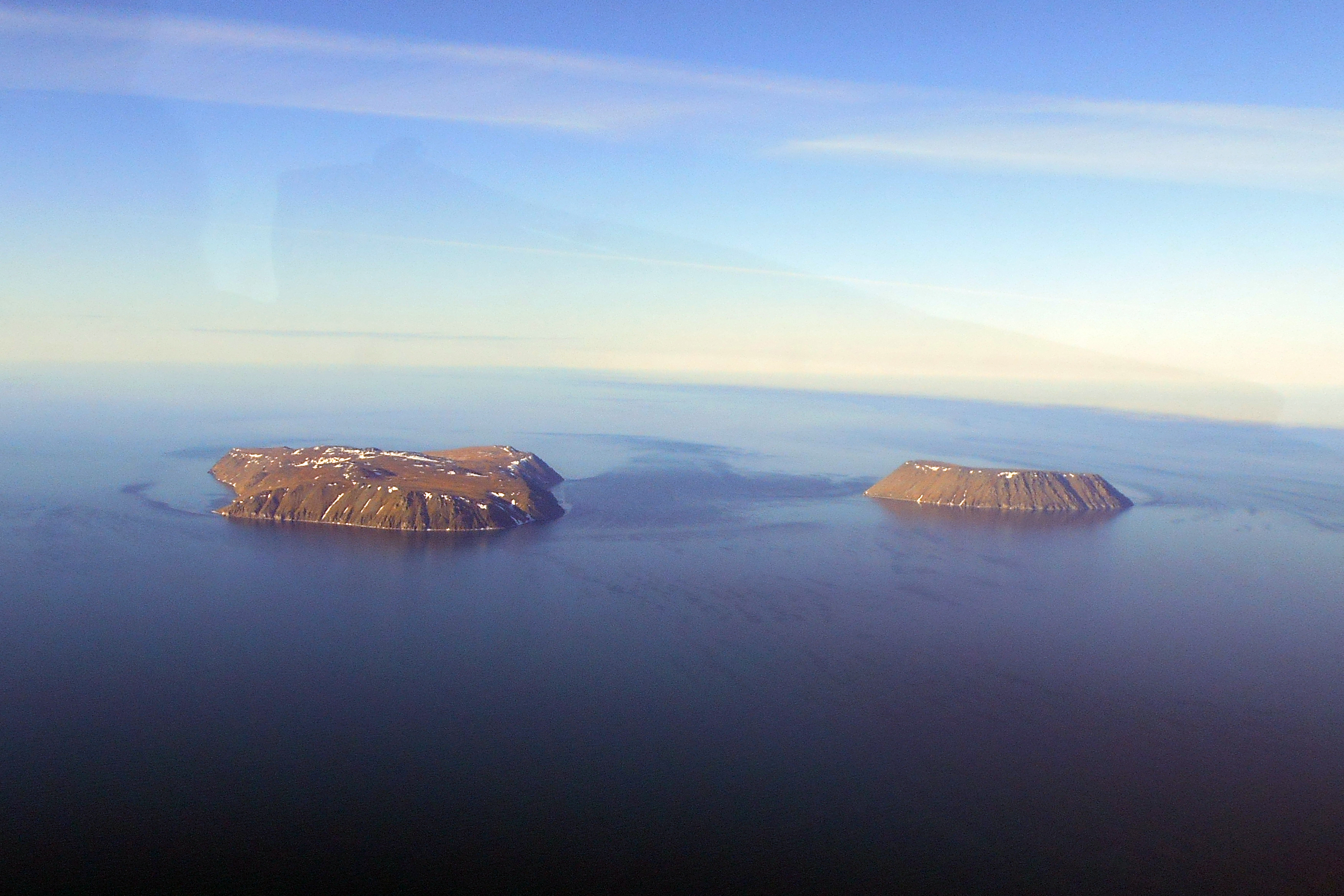 Big and Little Diomede are in the Bering Strait between Provideniya and the Seward Peninsula. (Marshall Severson)