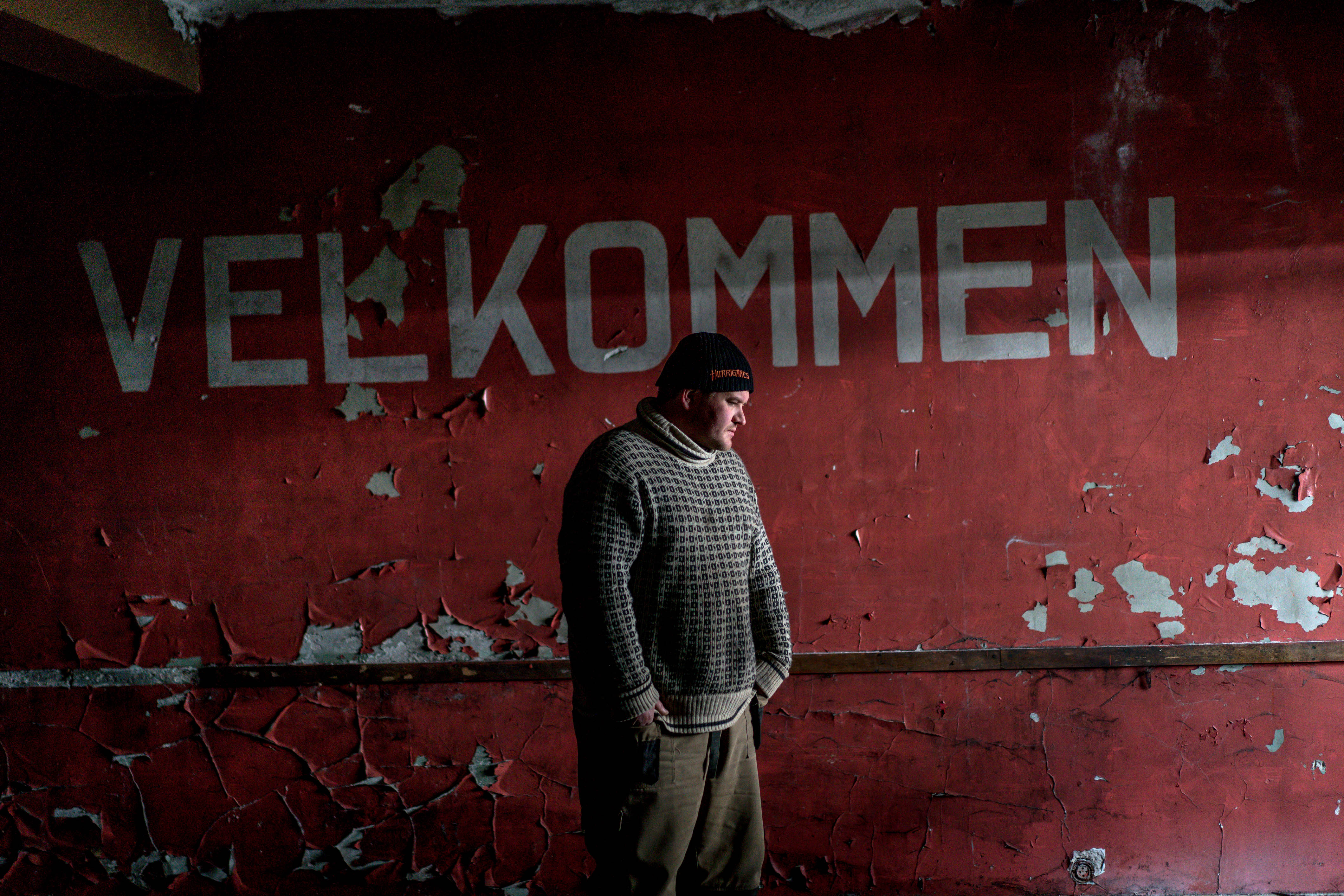 Aksel Robertsen, a fisherman, visits a now-abandoned fish processing plant where he used to work in Vardo, Norway, May 13, 2017. Not everyone in Vardo is happy with the mysterious American-Norwegian facility which has provided a much-needed lifeline in this town that has seen half its residents leave in the last 20 years. "We want to live off fishing, not secret radars," Robertsen said. (Andrew Testa/The New York Times)