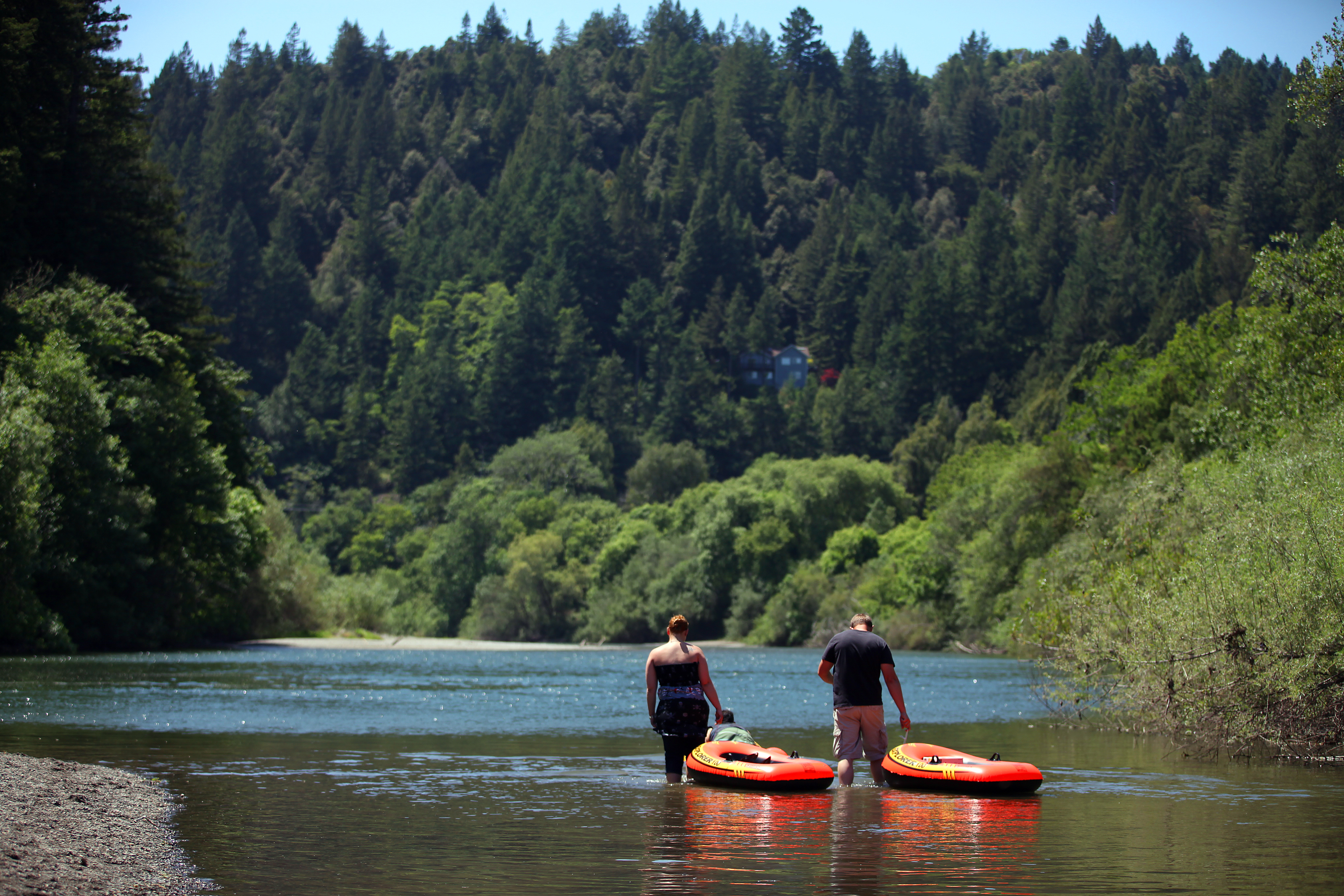 The Russian River in Guerneville, Calif., May 21, 2012. Plenty of traces of Russian expansion during the 19th century remain on the West Coast. (Jim Wilson / The New York Times)
