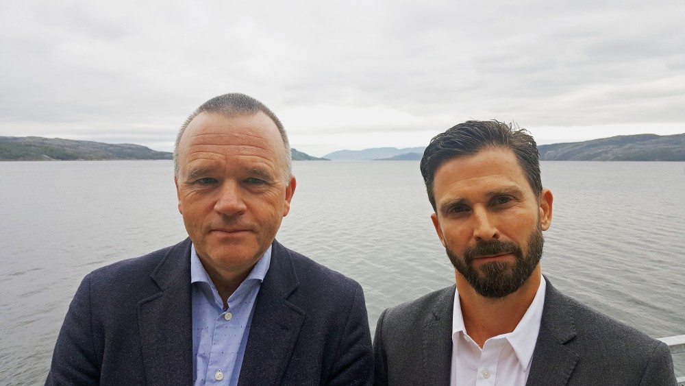 Statoil´s Project leader Ørjan Birkeland (left) and Dan Tuppen, VP of Exploration for the Barents Sea and Norwegian Sea. (Thomas Nilsen / The Independent Barents Observer)