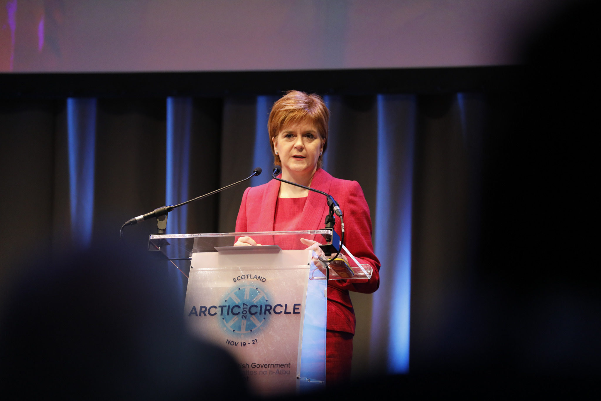 Its geographic position made it natural for Scotland to look both north and south as it sought solutions to social and economic problems, First Minister Nicola Sturgeon said Monday at an Arctic conference in Edinburgh. (First Minister of Scotland)