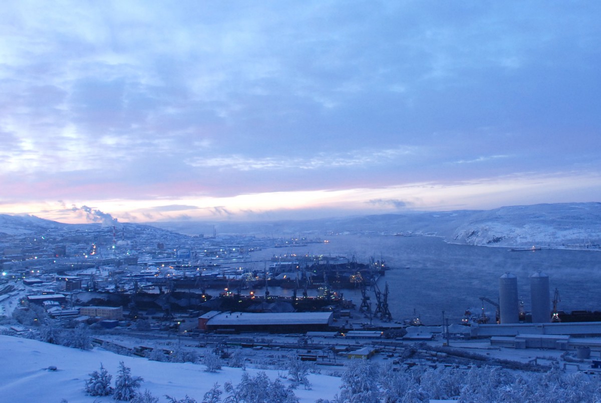 Murmansk port in winter— cold, but ice-free. (Atle Staalesen / The Independent Barents Observer)