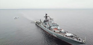 Russia’s Northern Fleet practiced hunting enemy submarines in the Bering Strait