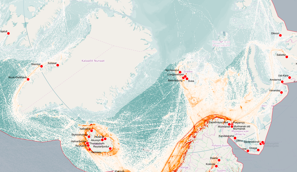 PAME - Arctic Ship Traffic Data