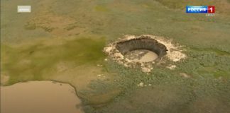 A new giant crater has been found on the Russian Arctic tundra