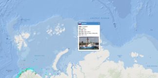 A Russian drillship explores the northern Kara Sea