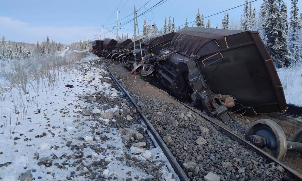 A key rail link in Arctic Sweden is closed after a derailment - ArcticToday