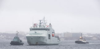 Canada’s new naval Arctic patrol ship circumnavigated North America on its first voyage
