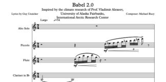 What climate change in Alaska sounds like as a musical composition