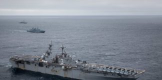 A US amphibious combat group deploys to the high north amid high tensions