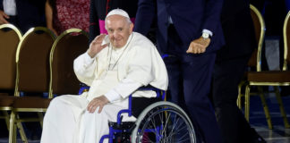 The pope’s trip to Canada in July is on course despite knee problem