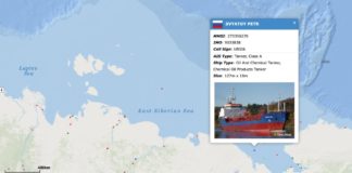 Two aging oil tankers are breaking their way through Arctic sea ice