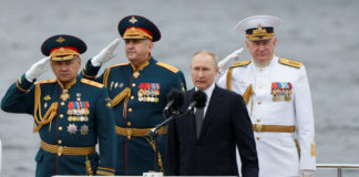 On Navy Day, Putin reiterates Arctic ambitions, calls US main threat to Russia