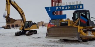 Russian separatist flag waved on Svalbard